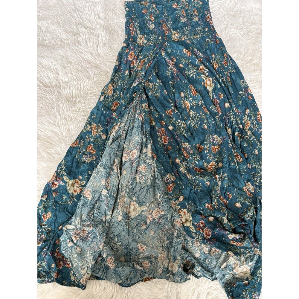 Natural Life XS/S Green Floral Smock Top Skirt/ Dress. Beautiful Item - Picture 6 of 10